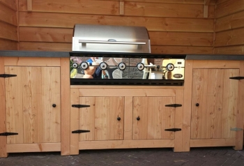 Houten buitenkeukens op maat laten maken