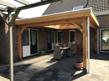 Houten veranda