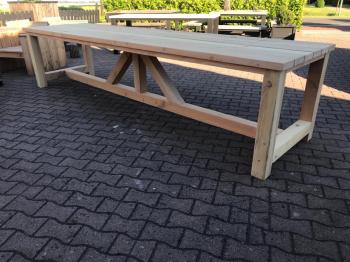 Superlange Douglas buitentafel